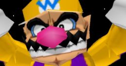 Wario from Mario Party, showcasing his signature yellow hat and mischievous expression, ready for competition.