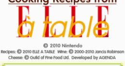 1000 Cooking Recipes from Elle a Table - Video Game Video game from 1000 Cooking Recipes from Elle a Table for DS.