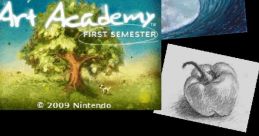 Art Academy First & Second Semester わりと本格的 絵心教室 前期&後期 - Video Game Video game from Art Academy First &