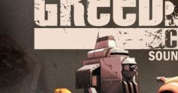 Greed Corp video game cover featuring unique robotic characters and industrial-themed artwork, highlighting strategic gameplay.