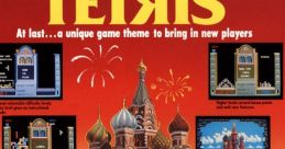 Tetris (Atari) - Video Game Video game from Tetris (Atari) for Arcade. Published by Atari (1988).