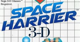 Space Harrier 3-D スペースハリアー3D - Video Game Video game from Space Harrier 3-D スペースハリアー3D for Master System.