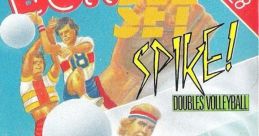 Bump Set Spike Volleyball - Video Game Video game from Bump Set Spike Volleyball for Commodore 64. Published by