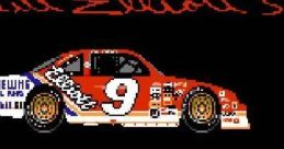 Bill Elliott's NASCAR Challenge - Video Game Video game from Bill Elliott's NASCAR Challenge for NES. Published by Konami