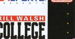 Bill Walsh College Football - Video Game Video game from Bill Walsh College Football for SNES. Published by Electronic Arts