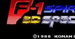 F-1 Spirit 3D Special (MSX2+, PSG) F1スピリット 3Dスペシャル - Video Game Video game from F-1 Spirit 3D Special (MSX2+,