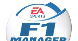 EA Sports F1 Manager CD-ROM cover, featuring the iconic game logo and classic design for F1 strategy fans.