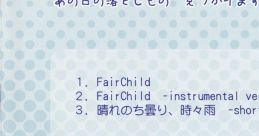 FairChild Original MAXI Single FairChild - 榊原ゆい - Video Game Video game from FairChild Original MAXI Single FairChild