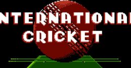 International Cricket - Video Game Video game from International Cricket for NES. Published by Laser Beam (1992). 