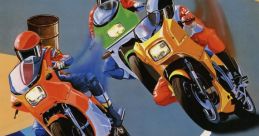 Kick Start Wheelie King (Taito SJ System) キックスタート - Video Game Video game from Kick Start Wheelie King (Taito SJ