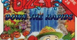 Dizzy Down the Rapids - Video Game Video game from Dizzy Down the Rapids for Commodore 64. Published by Codemasters (1992).