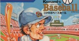 Konami's Baseball コナミのベースボール - Video Game Video game from Konami's Baseball コナミのベースボール for MSX.