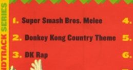 Funky Monkeys soundtrack featuring Donkey Kong and Diddy Kong with iconic video game tracks and vibrant art.