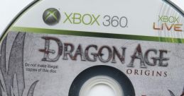 Dragon Age: Origins Bonus Disc for Xbox 360, Collector's Edition with Dolby Digital and Microsoft branding.