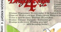 Dragon Knight 4 complete music file ドラゴンナイト４／コンプリート・ミュージック・ファイル - Video Game Music