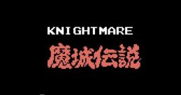 Majou Densetsu (PSG) Knightmare 魔城伝説 - Video Game Video game from Majou Densetsu (PSG) Knightmare 魔城伝説 for MSX.