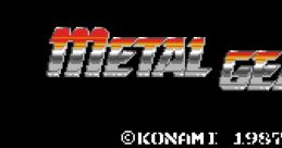 Metal Gear メタルギア - Video Game Video game from Metal Gear メタルギア for MSX2. Published by Konami (1987). 