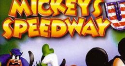 Mickey's Speedway USA (GBC) - Video Game Video game from Mickey's Speedway USA (GBC) for GB. Published by Nintendo (2001). 