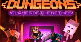 Minecraft Dungeons: Flames of the Nether - Video Game Video game from Minecraft Dungeons: Flames of the Nether for PS4,