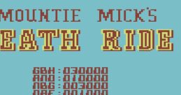 Mountie Mick's Death Ride - Video Game Video game from Mountie Mick's Death Ride for Commodore 64. Published by