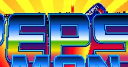 Colorful "Pepsiman" logo with retro video game graphics, showcasing the iconic character from the game Sigma B-98.