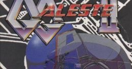 Cover art for GG Aleste II featuring a character in a futuristic helmet, highlighting the game's retro aesthetic and action theme.