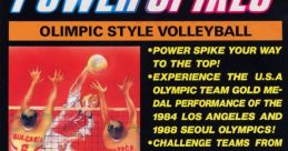 Power Spikes Super Volley '91 スーパーバレー'91 - Video Game Video game from Power Spikes Super Volley '91