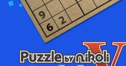 Puzzle by Nikoli V: Sudoku Nikoli no Puzzle V: Sudoku ニコリのパズルV 数独 - Video Game Video game from Puzzle by Nikoli