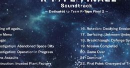 R-Type Final 2 track ~Dedicated to Team R-Type Final 2~ - Video Game Video game from R-Type Final 2 track ~Dedicated to