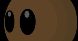 Character from Riddle School 3 with large eyes and a round head, set against a dark background, exploring a puzzle adventure.