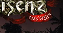 Risen 2: Dark Waters logo with a campfire scene, promoting the complete gamerip soundtrack for immersive gaming experience.