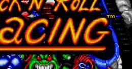 Rock N' Roll Racing logo featuring vibrant characters and a dynamic design, embodying the excitement of the classic video game.