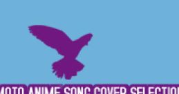 Ryu Umemoto Anime Song Cover Selection graphic featuring a purple bird design on a blue background, celebrating anime music.