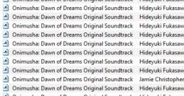 Shin Onimusha: Dawn of Dreams Original Soundtrack 新 鬼武者 DAWN OF DREAMS オリジナルサウンドトラック - Video Game Music