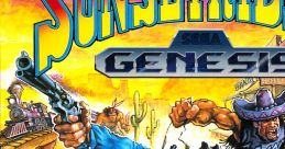 Sunset Riders サンセットライダーズ - Video Game Video game from Sunset Riders サンセットライダーズ for Genesis / Mega