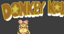 Super Donkey Kong characters, including Donkey Kong, Diddy Kong, and others, in a retro pixel art style. Fun gaming nostalgia!