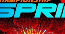 Super Sprint (Atari System 2) Championship Sprint Turbo Sprint スーパースプリント - Video Game Video game from Super