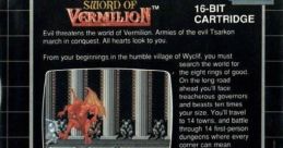 Sword of Vermilion ヴァーミリオン - Video Game Video game from Sword of Vermilion ヴァーミリオン for Genesis / Mega