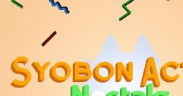 Syobon Action Nostalg 2021 Demo logo with colorful graphics and playful design elements, capturing retro gaming vibes.