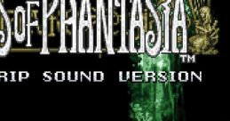 Tales of Phantasia logo with lush green background, featuring themes of adventure and the battle between good and evil.