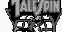 TaleSpin logo featuring Baloo, inviting players to start the adventure in Disney's TaleSpin video game.