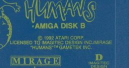 The Humans - Video Game Video game from The Humans for Amiga. Published by Mirage (1992). 