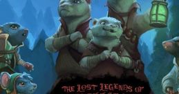 Characters from "The Lost Legends of Redwall - The Scout Act III" gather in a mystical forest, ready for adventure.