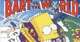 The Simpsons - Bart vs. The World Bart World バートワールド - Video Game Video game from The Simpsons - Bart vs. The