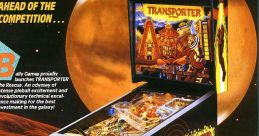 Bally's Transporter The Rescue pinball machine features vibrant graphics and exciting gameplay in a thrilling space adventure.