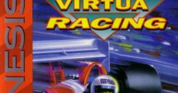 Virtua Racing バーチャレーシング - Video Game Video game from Virtua Racing バーチャレーシング for Genesis / Mega Drive.