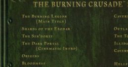 World of Warcraft: The Burning Crusade Soundtrack World of Warcraft 2 The Burning Crusade - Video Game Music