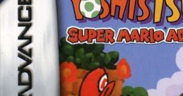 Yoshi's Island: Super Mario Advance 3 game cover features Yoshi and Mario on Game Boy Advance. Classic platformer adventure.