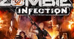 Dynamic duo battles zombies in explosive city scene from the Zombie Infection (2D) video game, showcasing thrilling action.