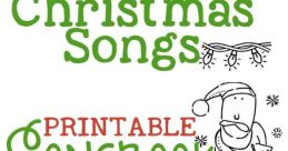 Kids' favorite Christmas songs printable songbook featuring classic carols like "Deck the Halls" and "Jolly Old Saint Nicholas.